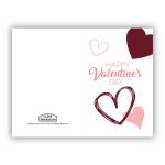 Scattered Hearts Valentine's Day Card   Printable In Free Lds | Happy Valentines Day Cards Printable