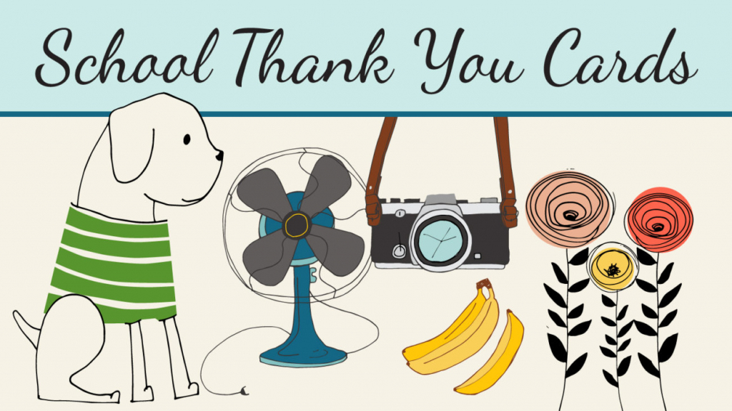 School Thank-You Cards For Custodians, Librarians And Other Staff | Printable Thank You Cards For Employees