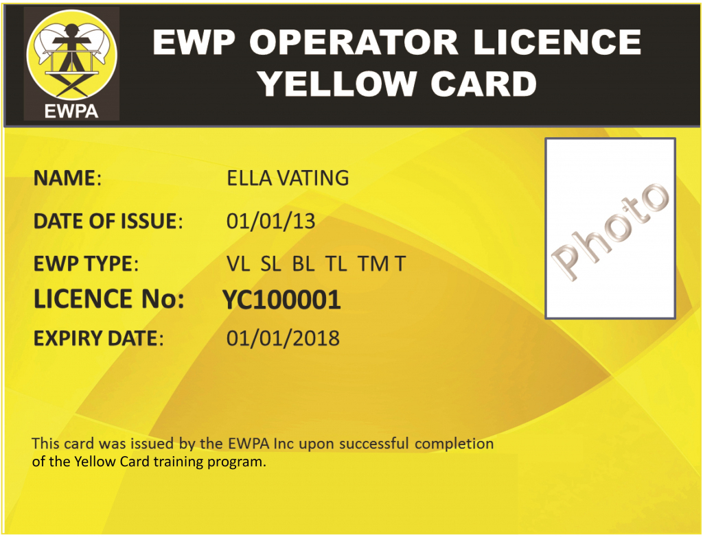 Forklift Training Template Free Wallet Certification Card Template