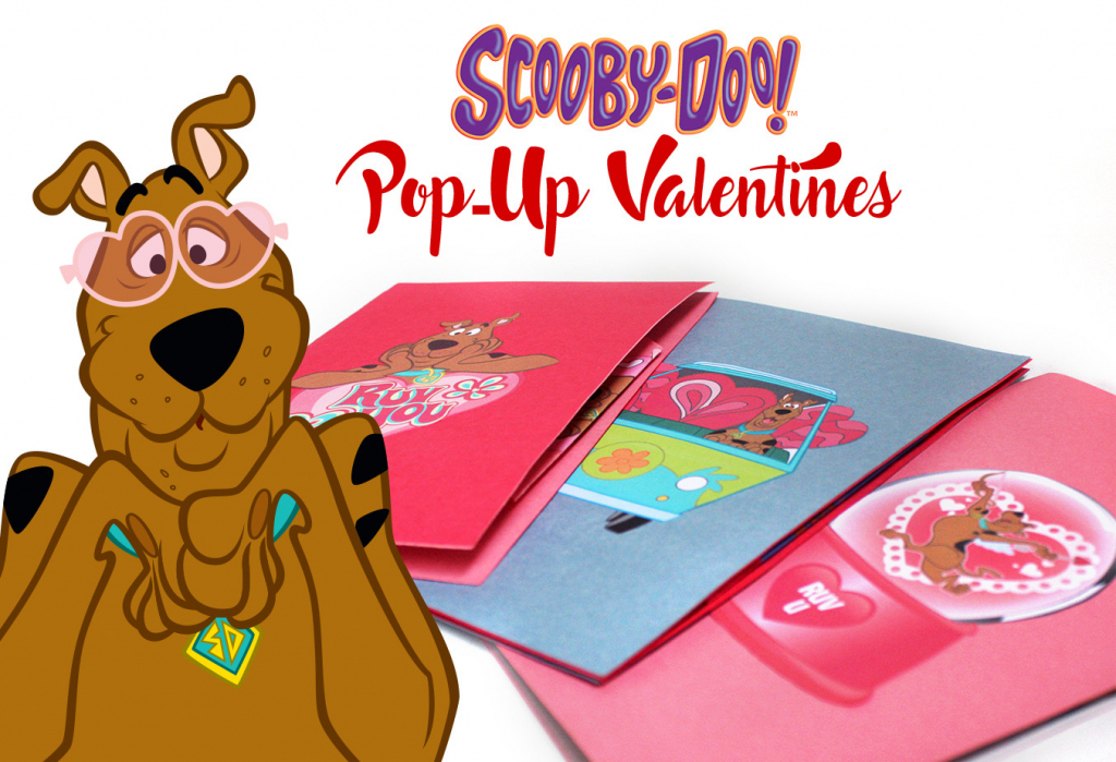 Scooby-Doo Pop Up Valentines | Printable Scooby Doo Valentine Cards