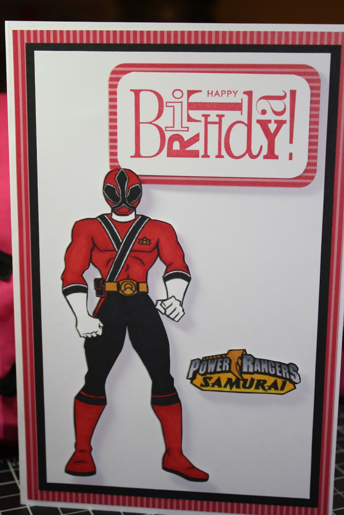 Scrappingwest: Power Ranger Birthday Card | Power Rangers Birthday Card Printable