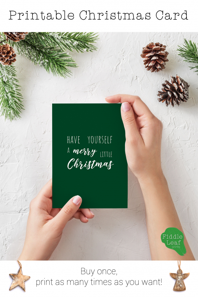 Send Your Loved Ones A Personal Message With This Printable Christmas Cards For Loved Ones