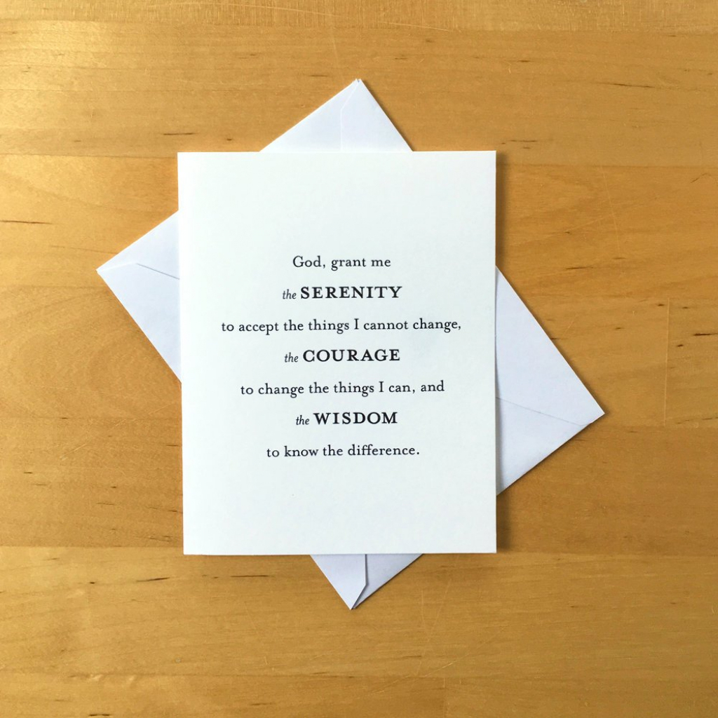 printable serenity prayer cards