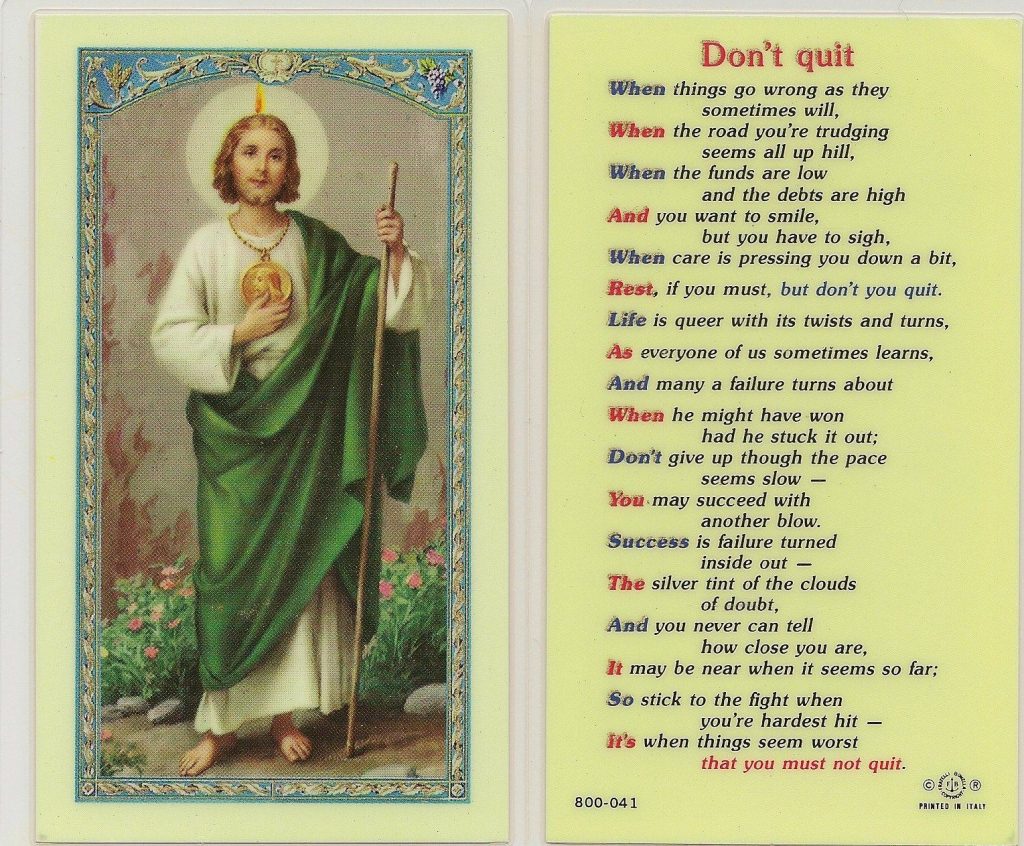 Printable St Jude Prayer Printable World Holiday