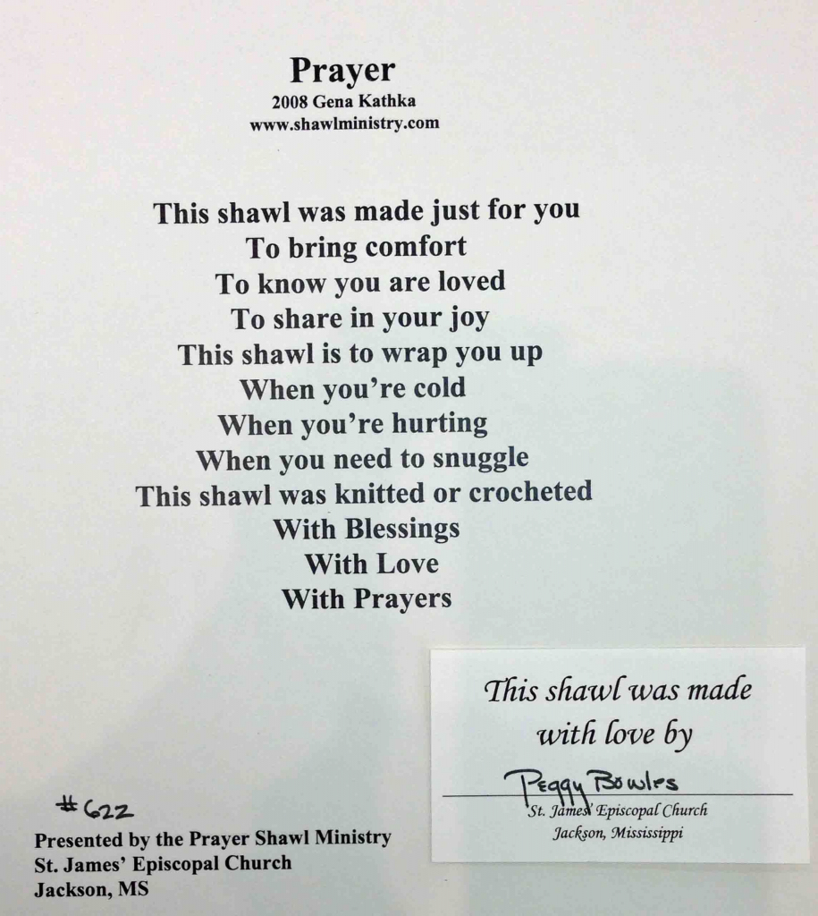 Shawlprayer2 | Miscellaneous | Crochet Prayer Shawls, Prayer Shawl | Printable Prayer Shawl Cards