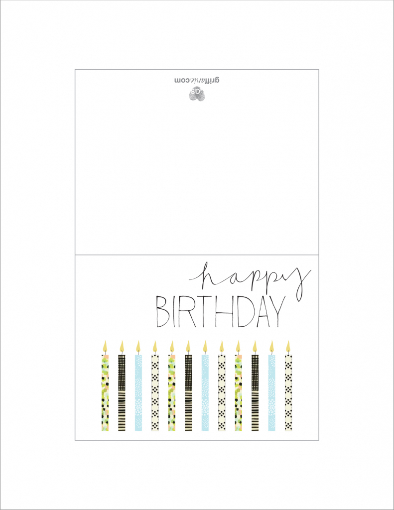 Simple Printable Birthday Cards - Canas.bergdorfbib.co | Free Printable Happy Birthday Cards For Dad