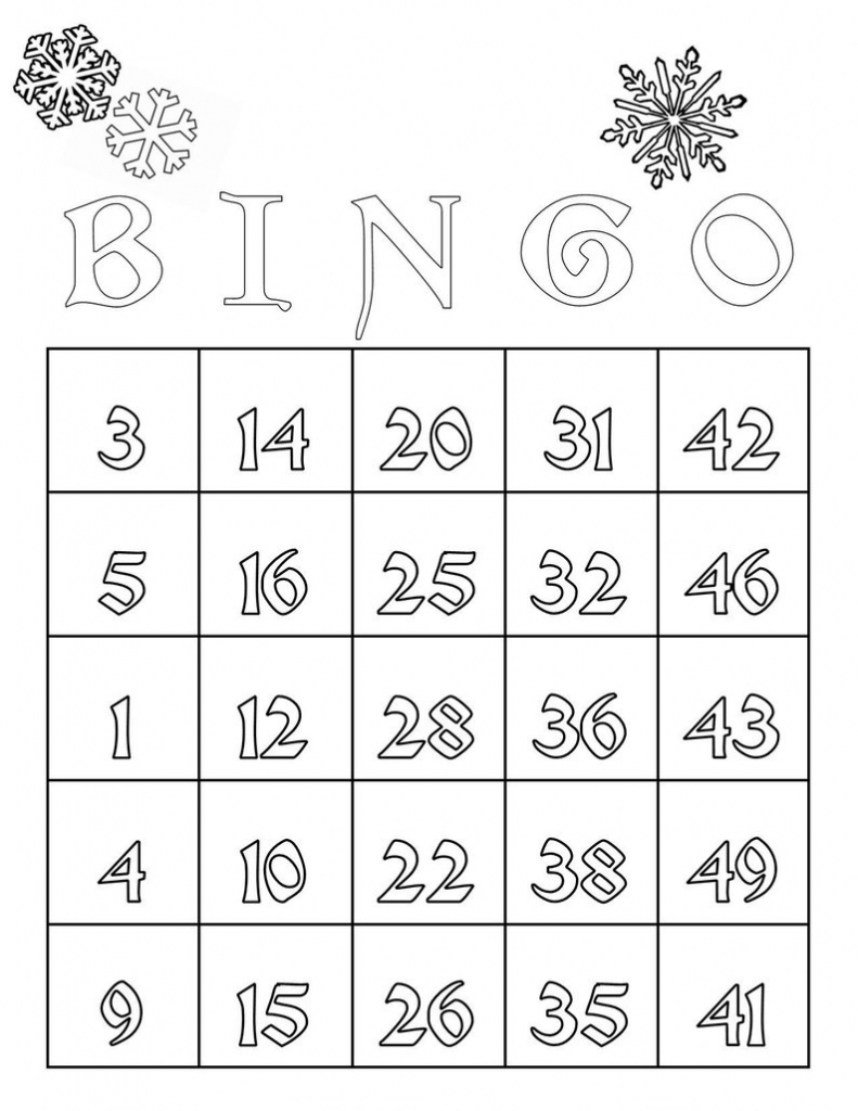 Printable Bingo Cards 4 Per Page Printable Card Free