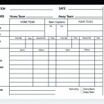 Soccer Referee Score Sheets   Gopher Sport | Printable Referee Score Cards