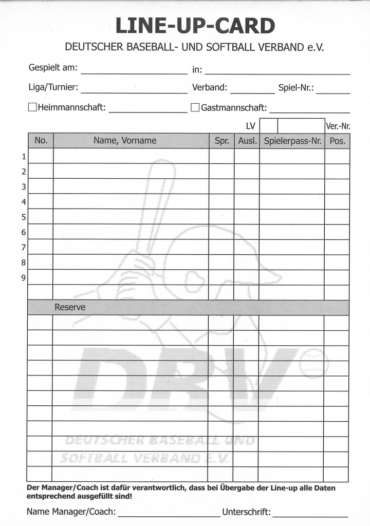 Softball Line Up Sheets - Canas.bergdorfbib.co | Printable Softball Lineup Cards