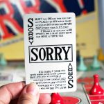 Sorry!: Yea, Bet They're Sorry They Asked. • The Game Aisle | Sorry Board Game Cards Printable