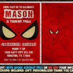 Spiderman Invitation Instant Download, Spiderman Invitation | Spiderman Thank You Cards Printable
