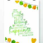 St. Patrick's Day Sayings Free Printables | Printables | Saint | Free Printable St Patrick&#039;s Day Card