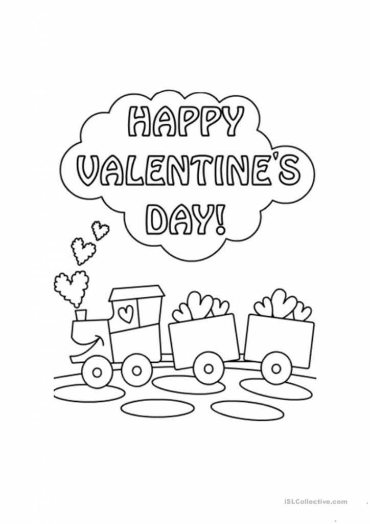 St Valentine&amp;#039;s Day Card Worksheet - Free Esl Printable Worksheets | Teachers Day Card Printable