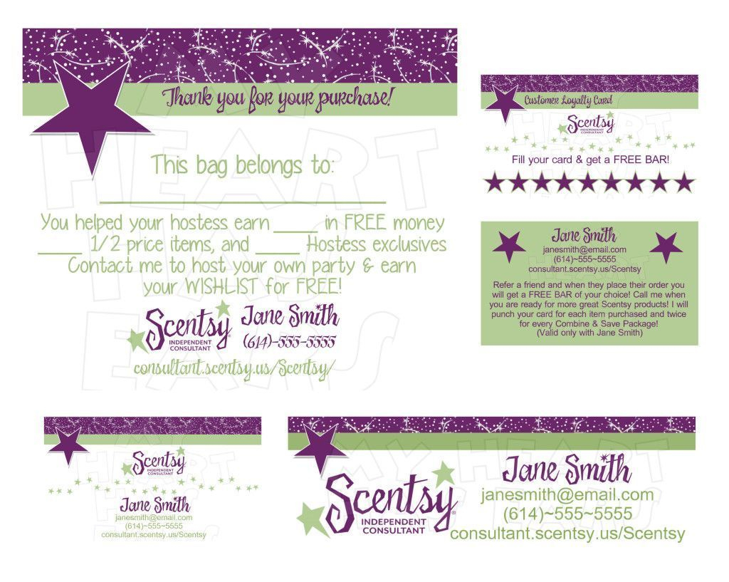 Free Printable Scentsy Business Cards - Printable Card Free