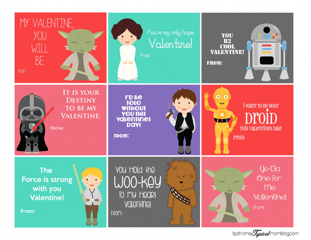 Stars Wars Printable Valentines | Valentine&amp;#039;s Day | Starwars | Printable Star Wars Cards