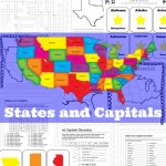 States And Capitals Printable Flash Cards And Worksheets   Only | States And Capitals Flash Cards Printable