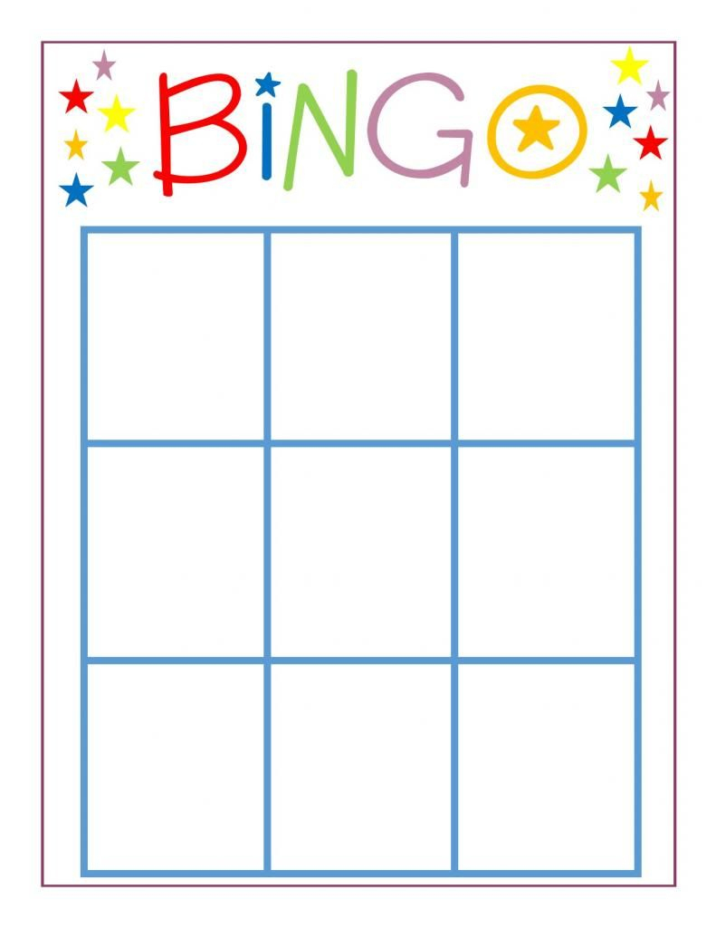 Stupendous Free Bingo Card Template Ideas Blank Excel Printable For | Printable Blank Bingo Cards