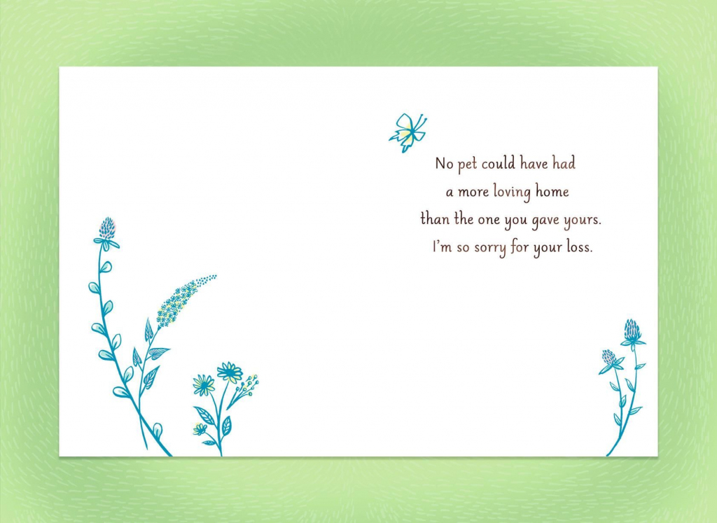 What To Write In A Pet Loss Card