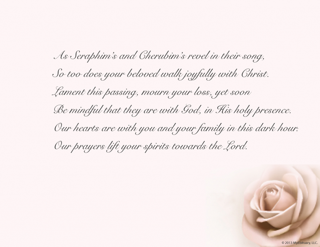 Sympathy Card Verses - Under.bergdorfbib.co | Thank You Sympathy Cards Free Printable