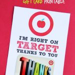 Target Gift Card Printable   Teacher Appreciation   Bitz & Giggles | Printable Target Gift Card
