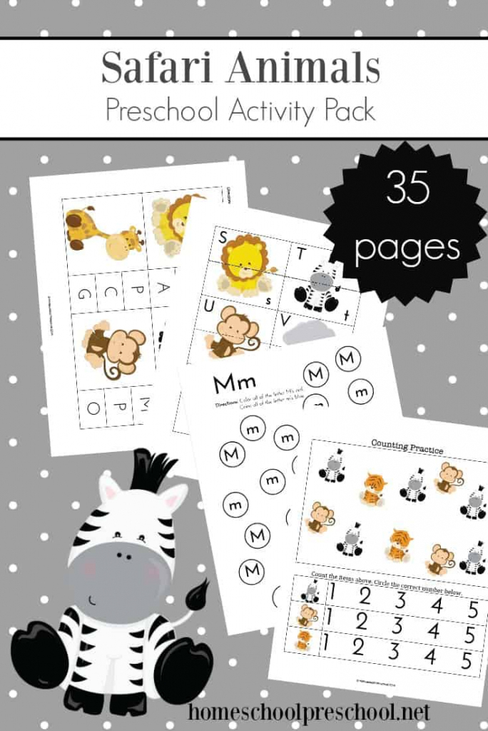 Teach Preschool With Free Jungle Animal Printables | Animal Matching Cards Printable