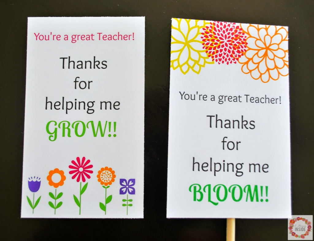 Teacher Appreciation Card Printables | A Glimpse Inside | Free Printable Teacher Appreciation Greeting Cards