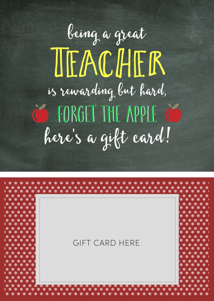 Teacher Appreciation Gift Card Holder | Gifts For Teachers | Teacher | Teacher Appreciation Gift Card Holder Printable