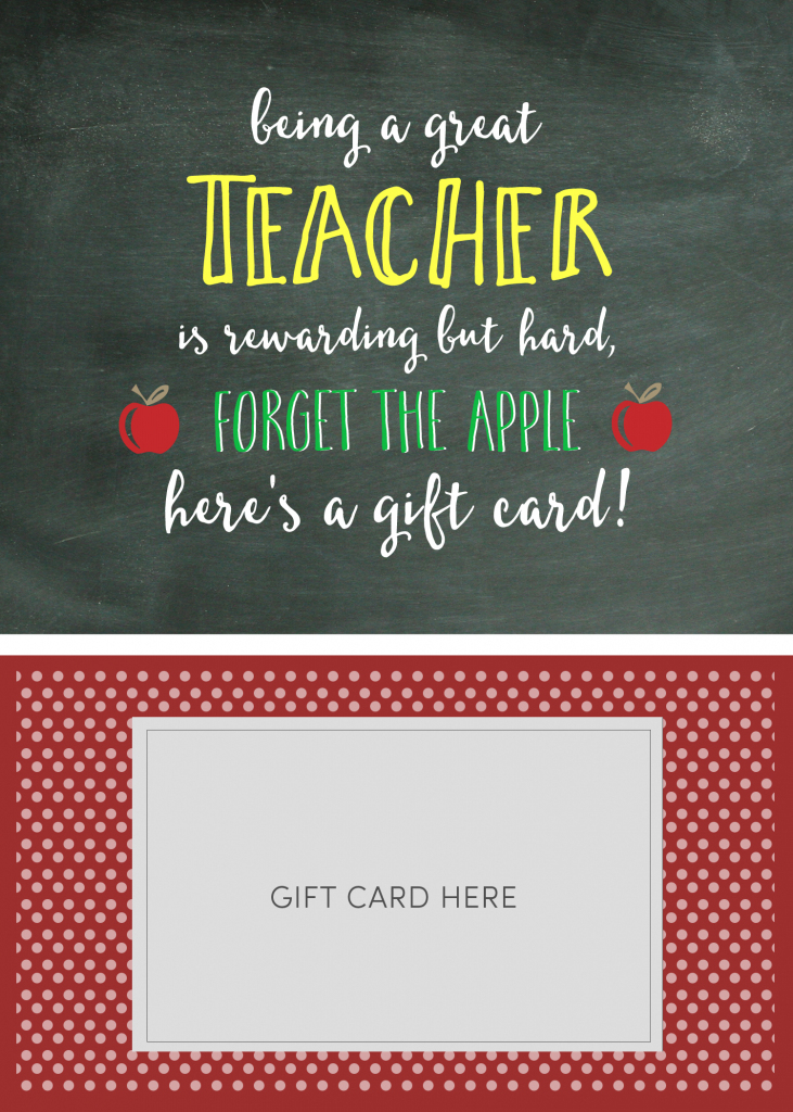 Teacher Appreciation Gift Card Holder - Lil&amp;#039; Luna | Free Printable Teacher Appreciation Greeting Cards