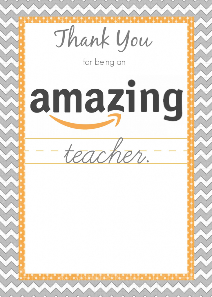 Teacher Gift Card Ideas &amp;amp; Gift Card Holder Printables - Fabulessly | Amazon Printable Gift Card