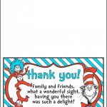 Thank You Cards Dr. Seuss Theme Printable | Etsy | Printable Dr Seuss Thank You Cards