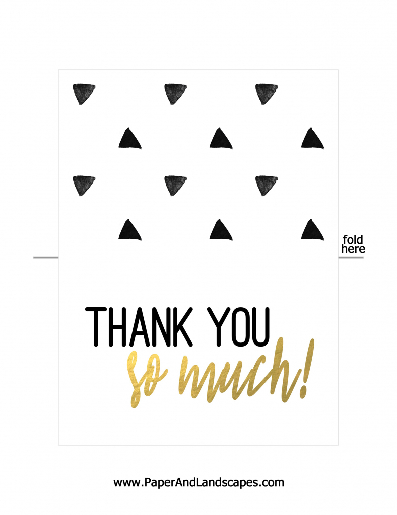 Thank You Cards To Print For Free - Kleo.bergdorfbib.co | Free Printable Custom Thank You Cards