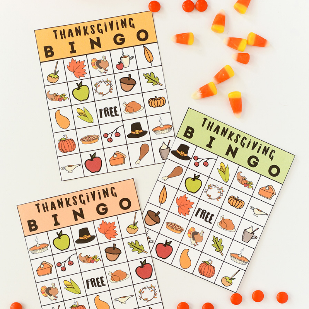 Turkey Bingo Cards Printable  Printable Card Free