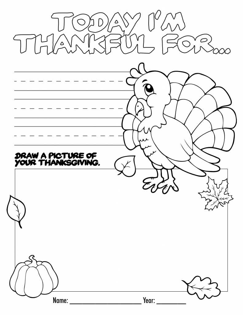 Thanksgiving Coloring Book Free Printable For The Kids! | Printable Thanksgiving Cards For Kids