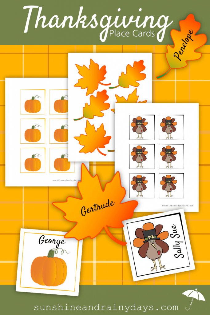 Thanksgiving Place Card Printable | Thanksgiving Printables | Free Printable Thanksgiving Place Cards To Color