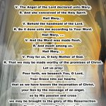 The Angelus   Prayer | Christian Song Lyrics | Christian | Prayers | Angelus Prayer Card Printable