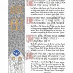 The Angelus Prayer Illuminated Calligraphy Digital Download | Etsy | Angelus Prayer Card Printable