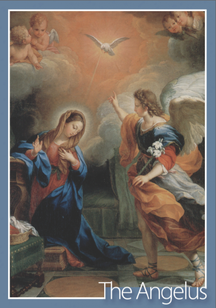 Angelus Prayer Card Printable Printable Card Free