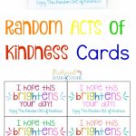 The Best Random Acts Of Kindness Printable Cards Free | Natural | Free Printable Kindness Cards
