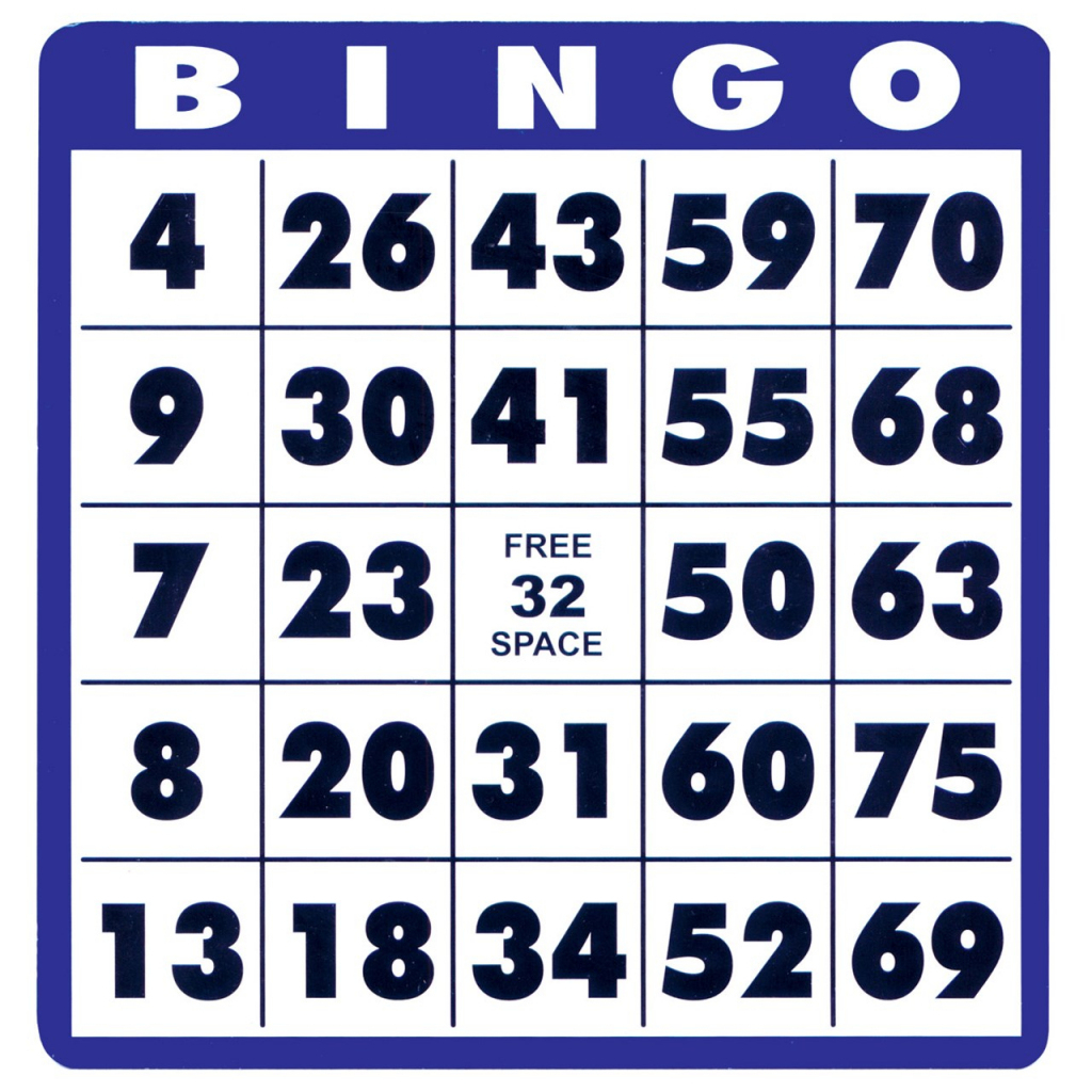 Free Printable Bingo Cards 1 75 Pdf Christmas