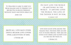 Printable Bible Verse Cards