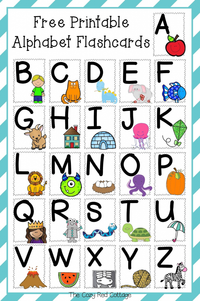 Printable Alphabet Flash Cards In Afrikaans