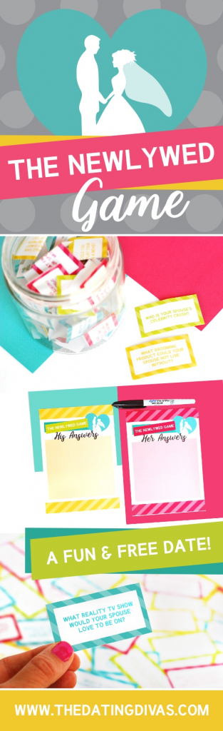 The Newlywed Game - From The Dating Divas | Printable Newlywed Game Cards