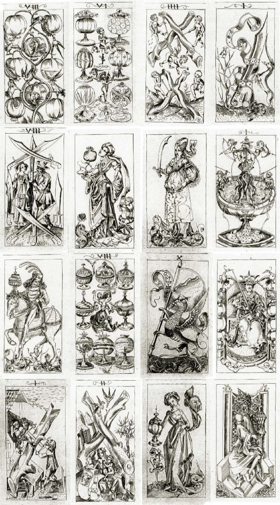 The Pack Of Cardsthe South German Engraver, C.1496 | Print | Free Printable Tarot Cards