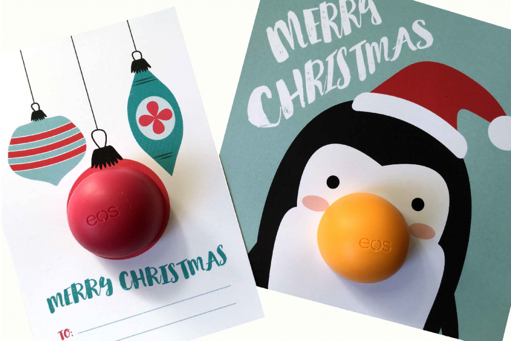These Eos Christmas Free Printables Are The Best Small Gift Idea Ever | Make A Holiday Card For Free Printable