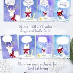 This Pack Of 4 Christmas Cards Is The Perfect Way To Greet Your | Christmas Cards For Loved Ones Printables
