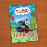 Thomas & Friends Birthday Thank You Card Thomas And Friends | Etsy | Thomas Thank You Cards Printable