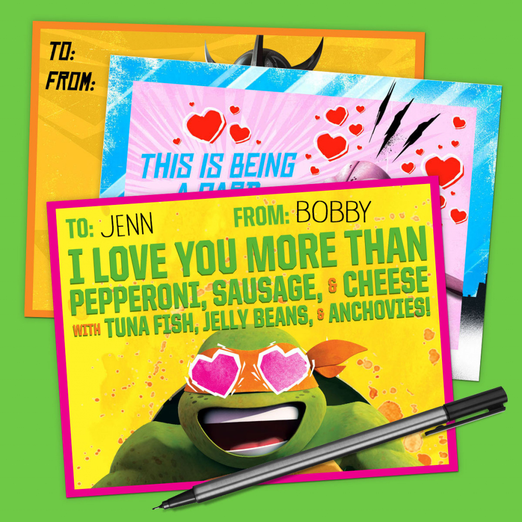 Tmnt Valentine&amp;#039;s Day Cards | Nickelodeon Parents | Teenage Mutant Ninja Turtles Printable Valentines Day Cards