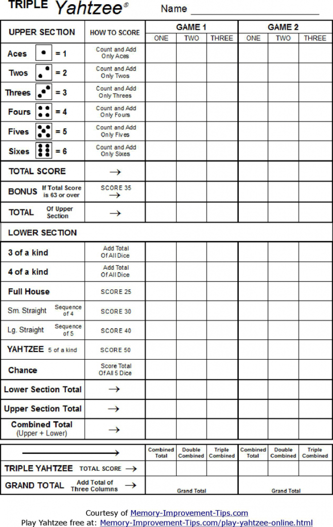 printable yahtzee score cards pdf printable card free