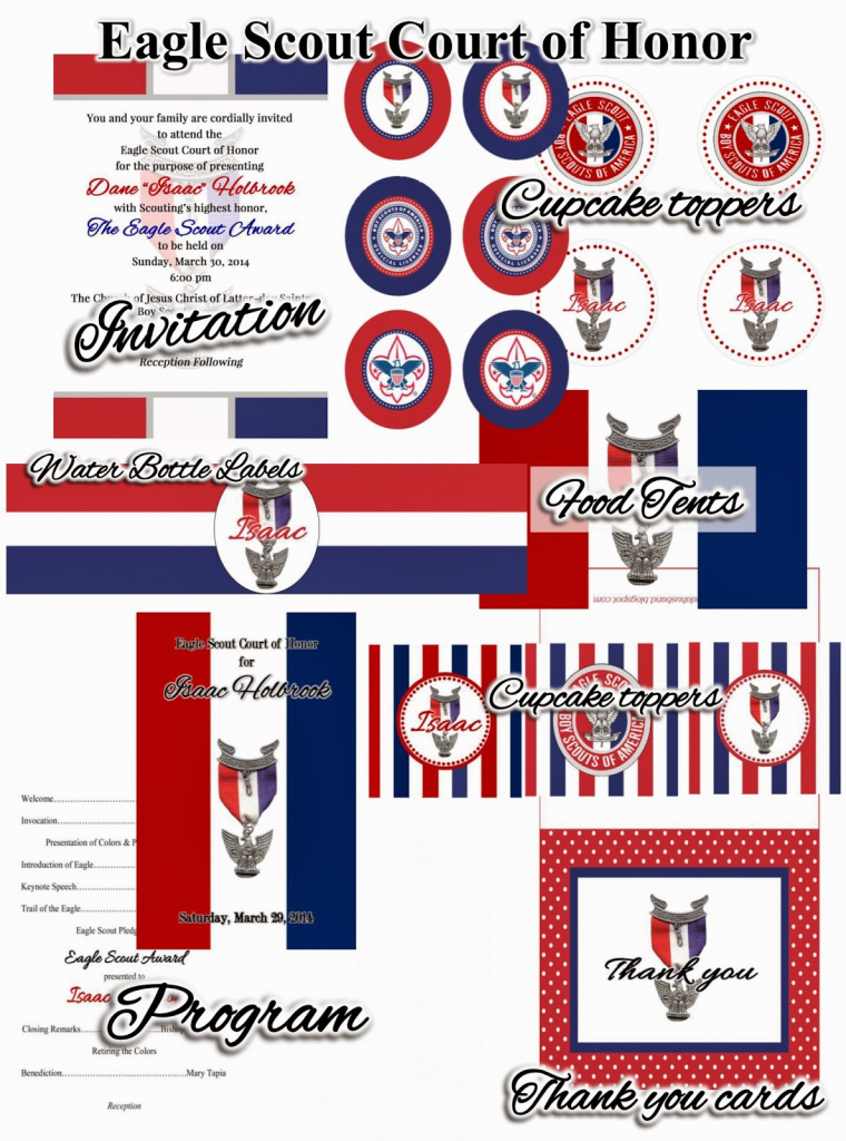 Two Kids &amp;amp; A Husband: Eagle Scout Court Of Honor | Eagle Scout Cards Free Printable