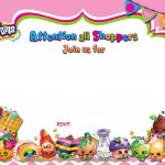 Updated   Free Printable Shopkins Birthday Invitation | Free | Printable Shopkins Birthday Card